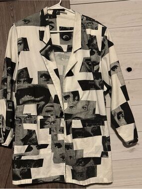 Rare Jimmy’Z Vintage Eye Blazer Sport Coat 80s/90s Skater.  Very Rare Find!!